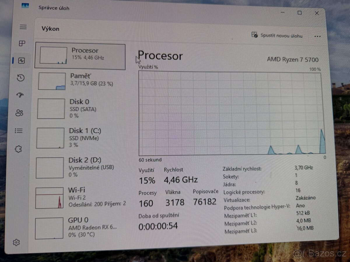 Herní Pc Xtx 6600 Ryzen 7 5700 - 9