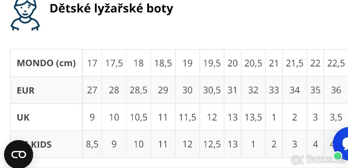 Det. preskace/lyzaky Head 190-195, TG 19/22.5, vel. 30-30,5 - 9