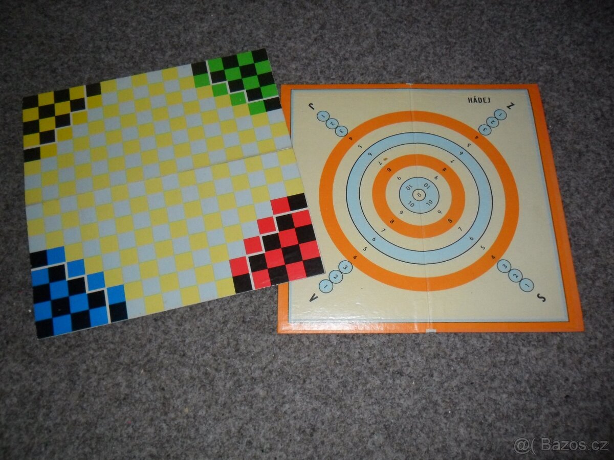 kostky retro pohádky Karkulka, Sněhurka, deskové hry - 9