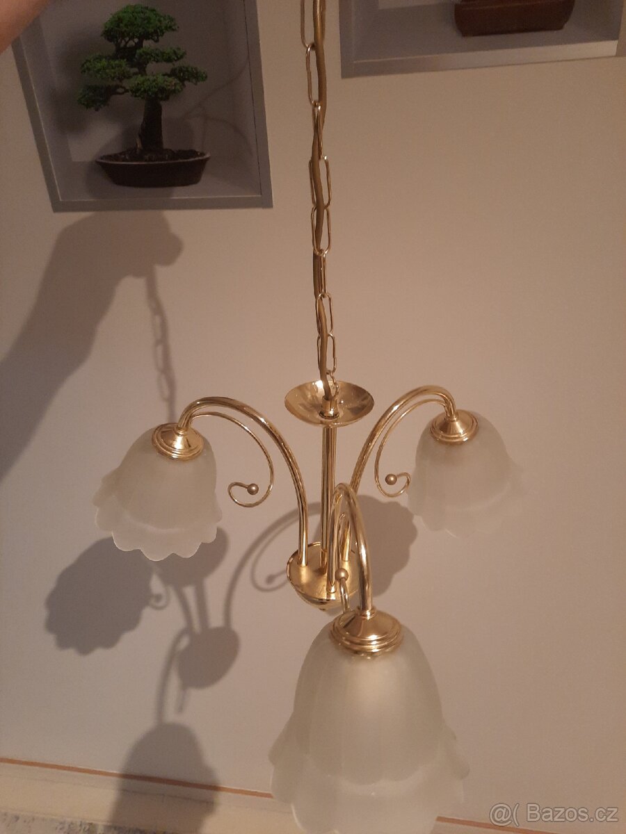 Vintage elegantní 3 ramenný lustr/osvětlení
v Praha - 9
