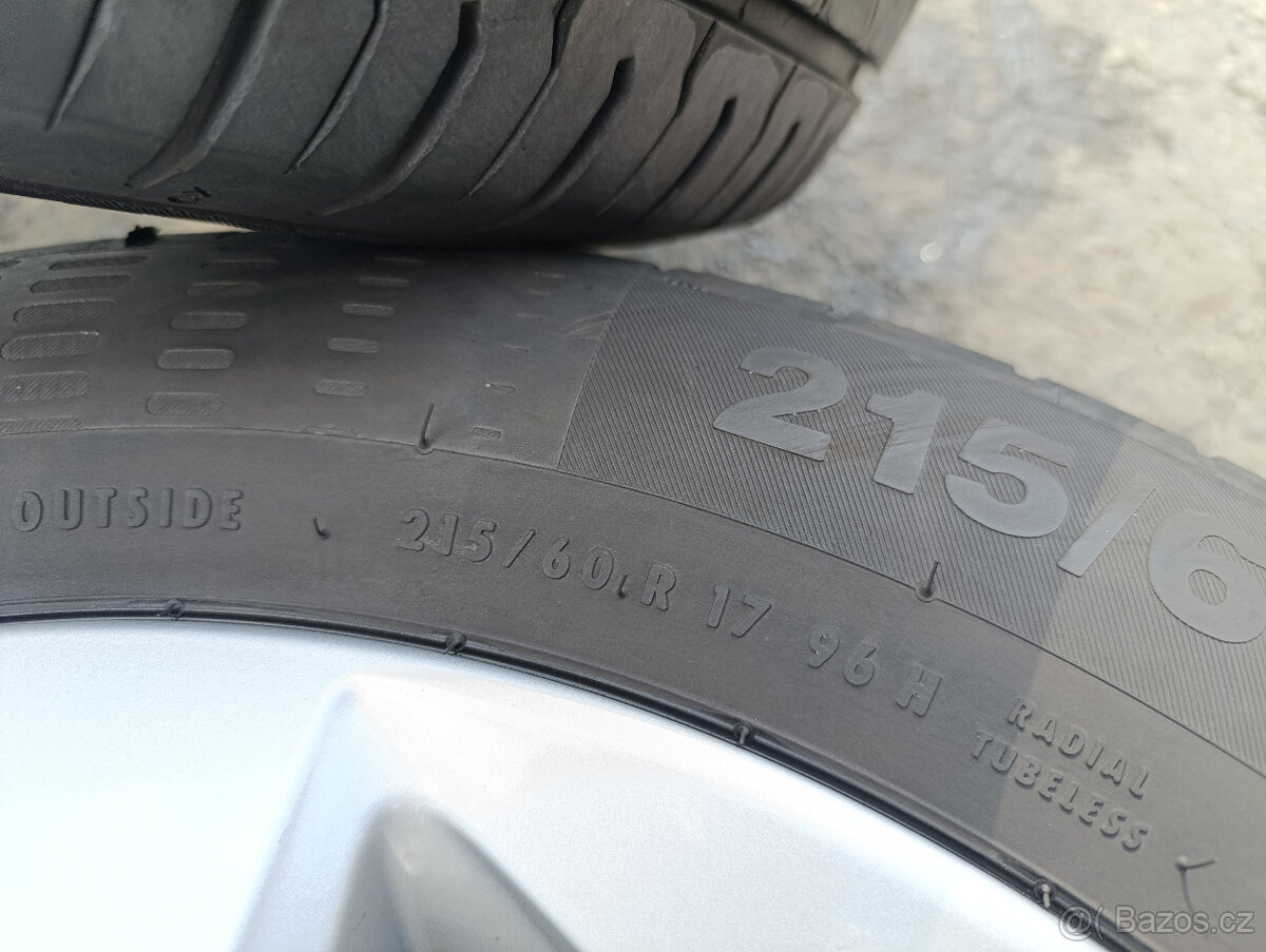 5x114,3 Nissan Qashqai 7Jx17 ET40 číslo CMS-10009/6 alu disk - 9