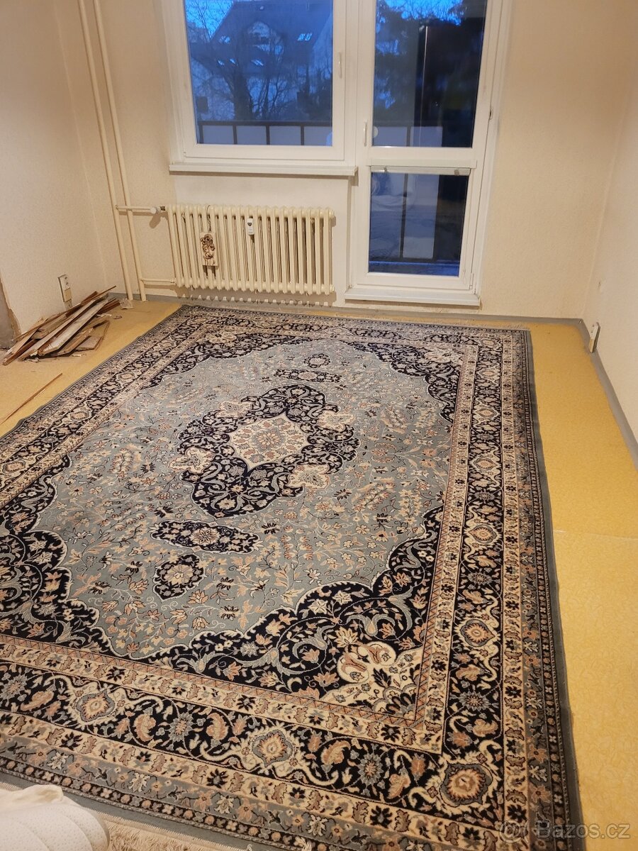 Modrý orientální koberec vintage - 9