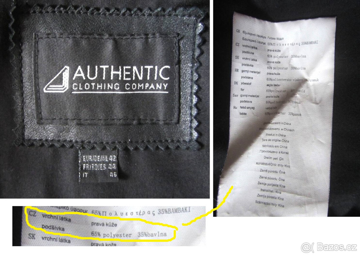 Černá dámská kožená bunda - 9