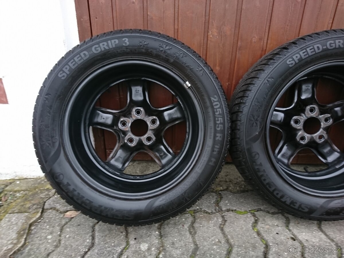 Renault Megane 3,4 16" Originální 205/55/16 zimní alu Kola - 9