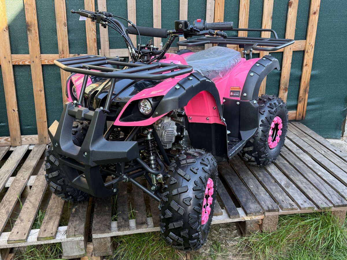 ATV 125ccm4T kola 7” růžová A055 - 9