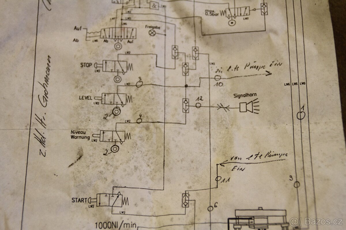 pneumatický rozvaděč s ovládacími ventily - 9