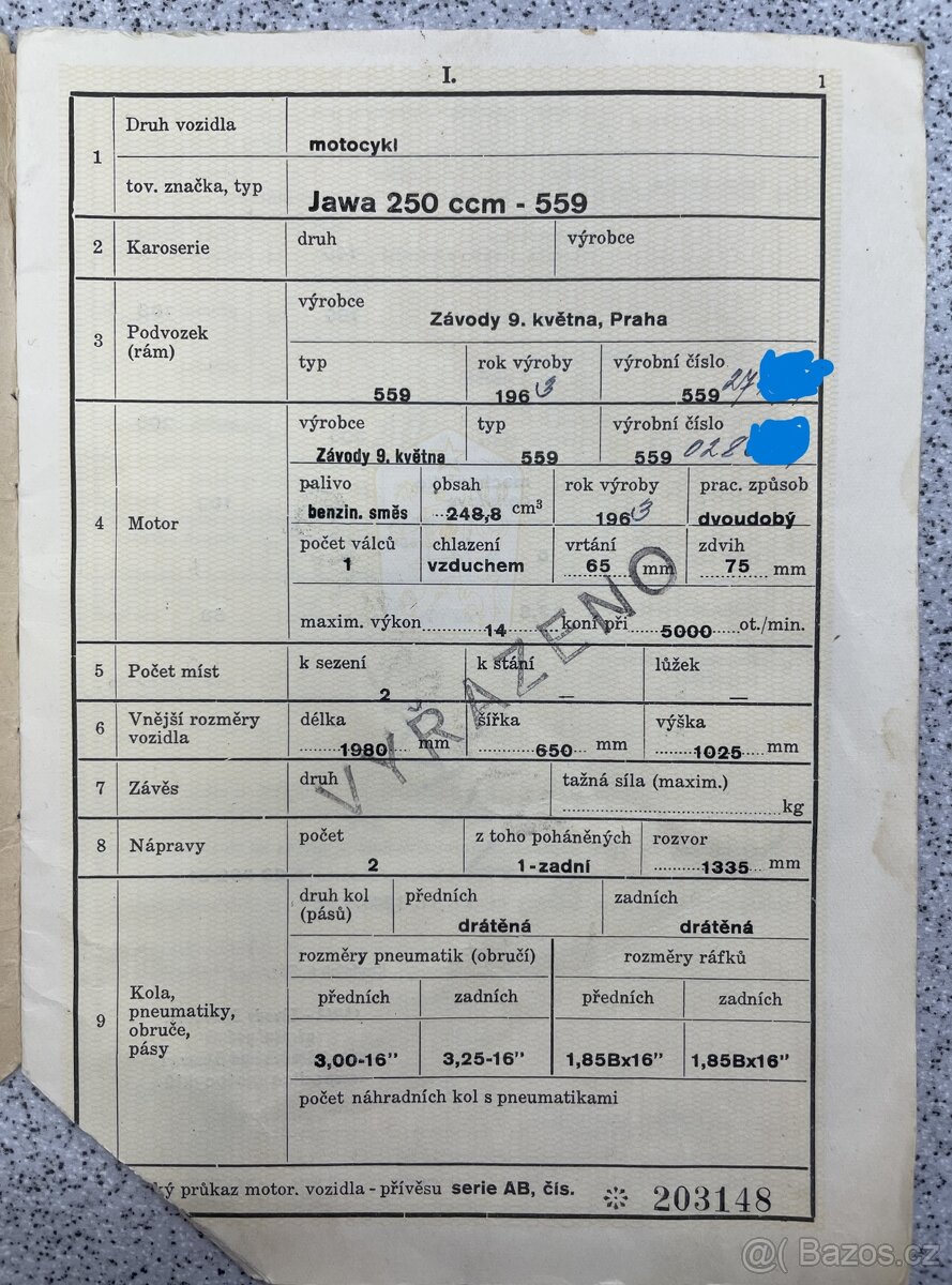 Jawa 250/559 panelka - 9