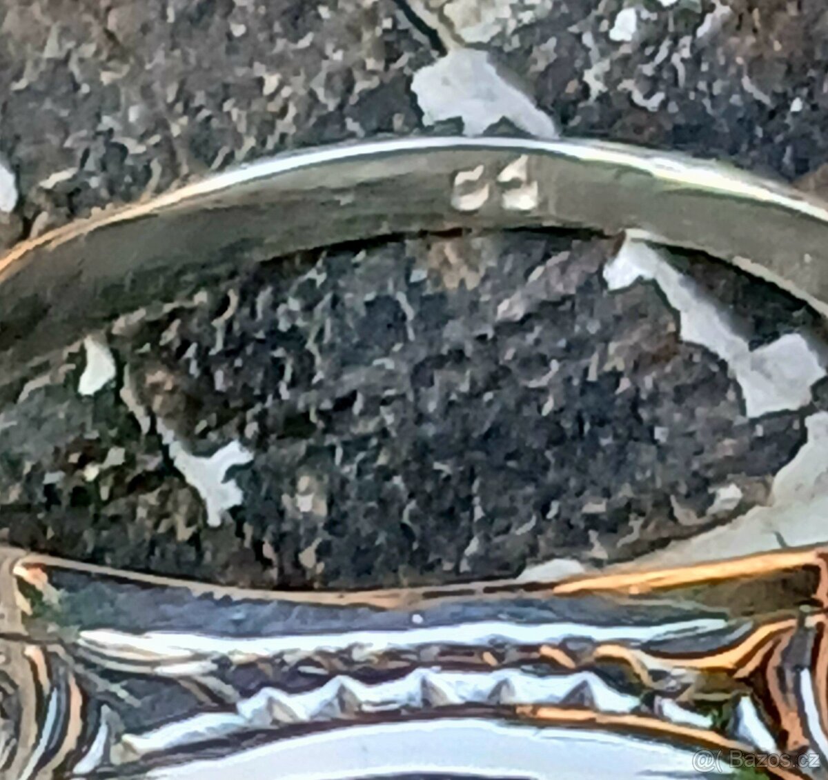 Stříbrný prsten starožitný - 9