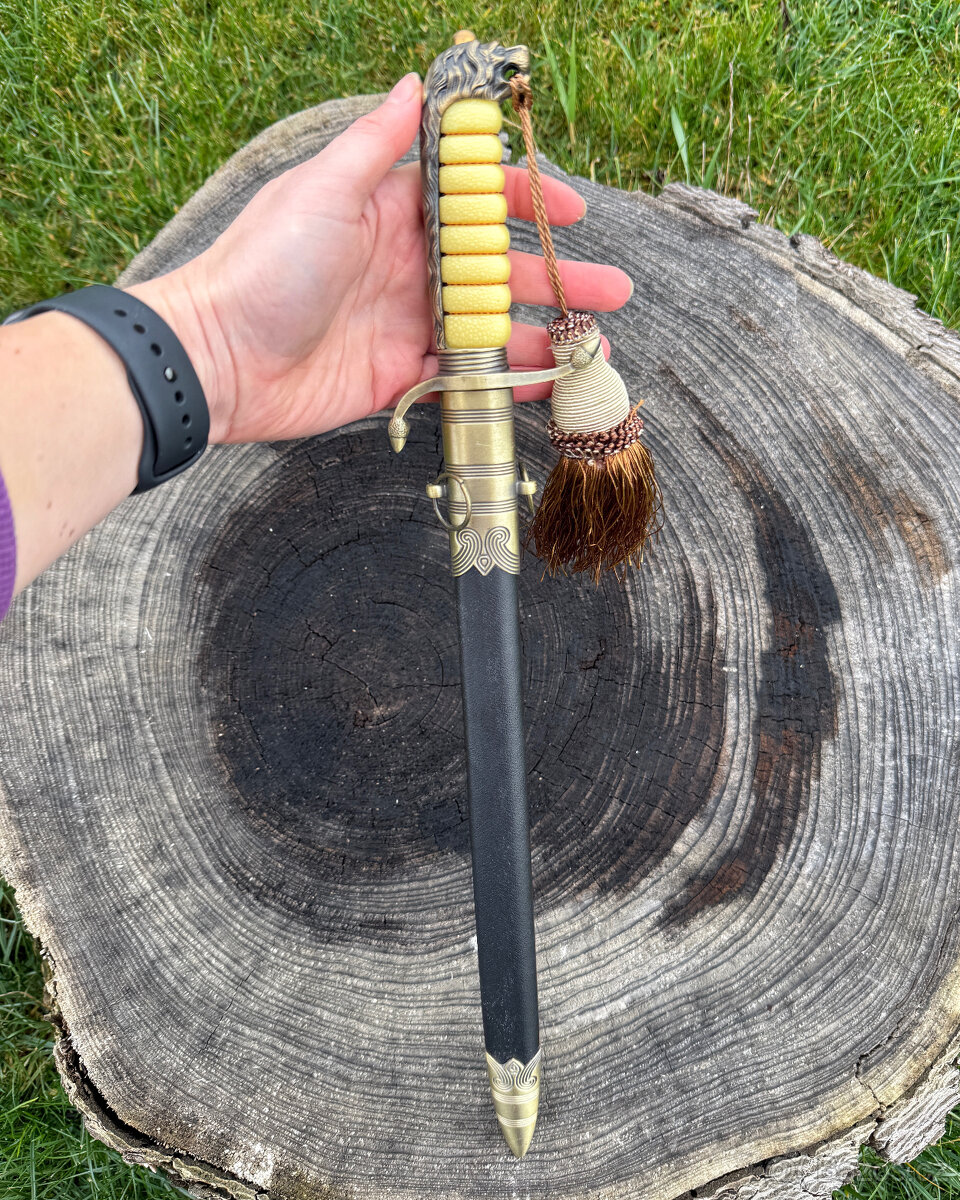 Dekorativní dýka Marines Officer s pochvou vojenská replika - 9