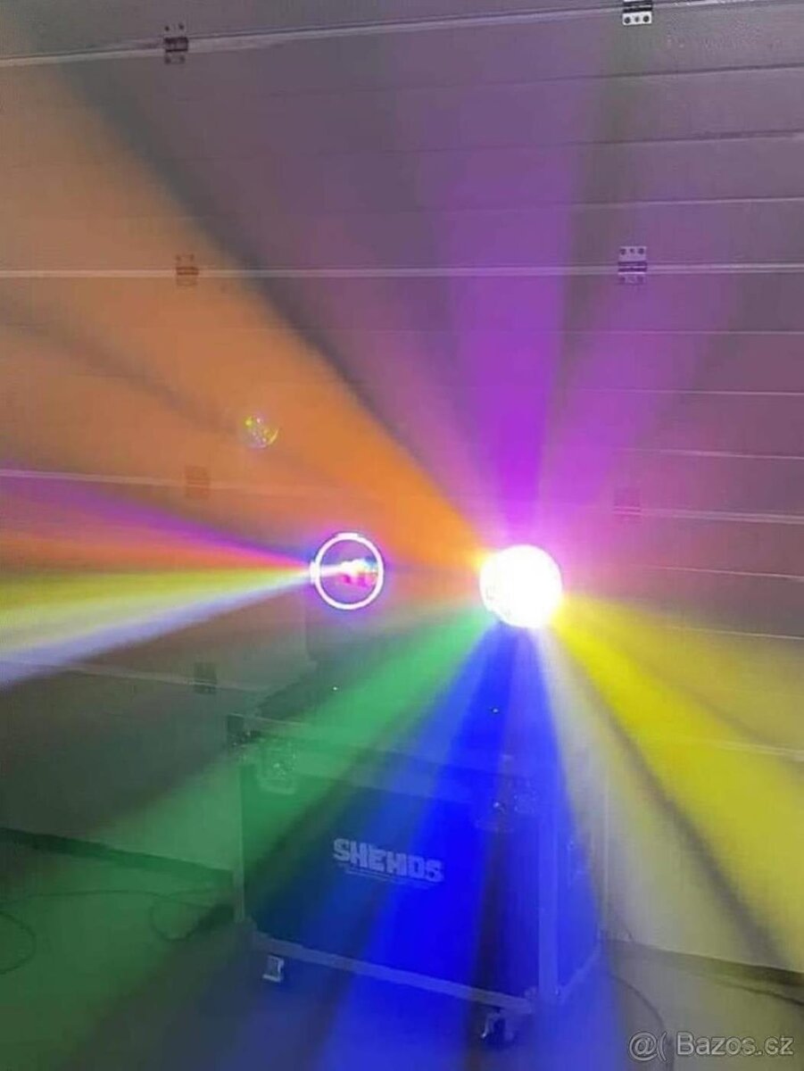 Led Beam 200w ring otočná hlava - 9