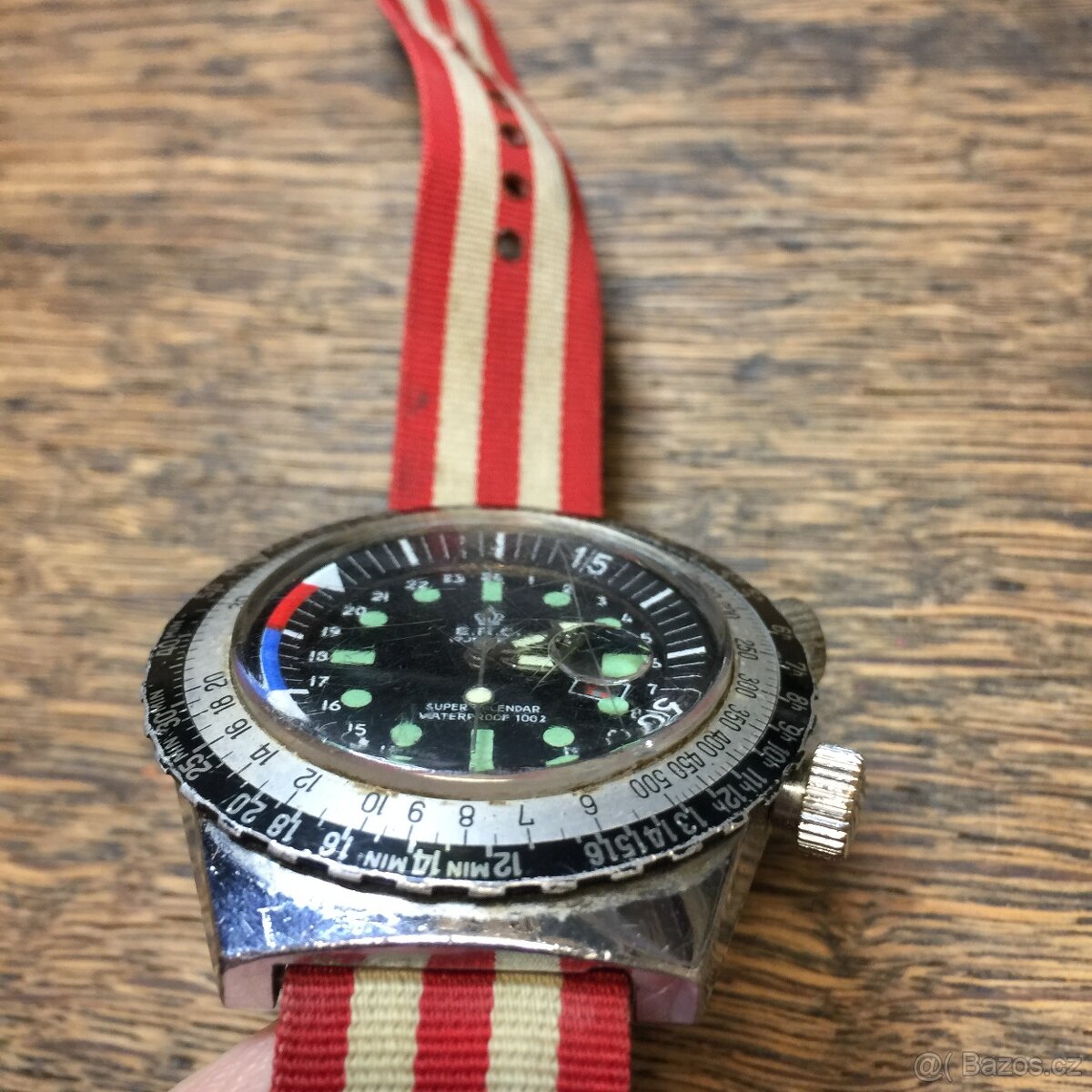 hodinky potápěčské cronograf E.R.C. Super Calender - 9