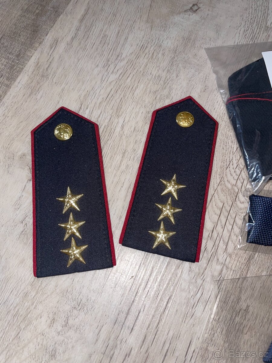 Policejní lodička, kravata, spona, nárameníky PCŘ - 9