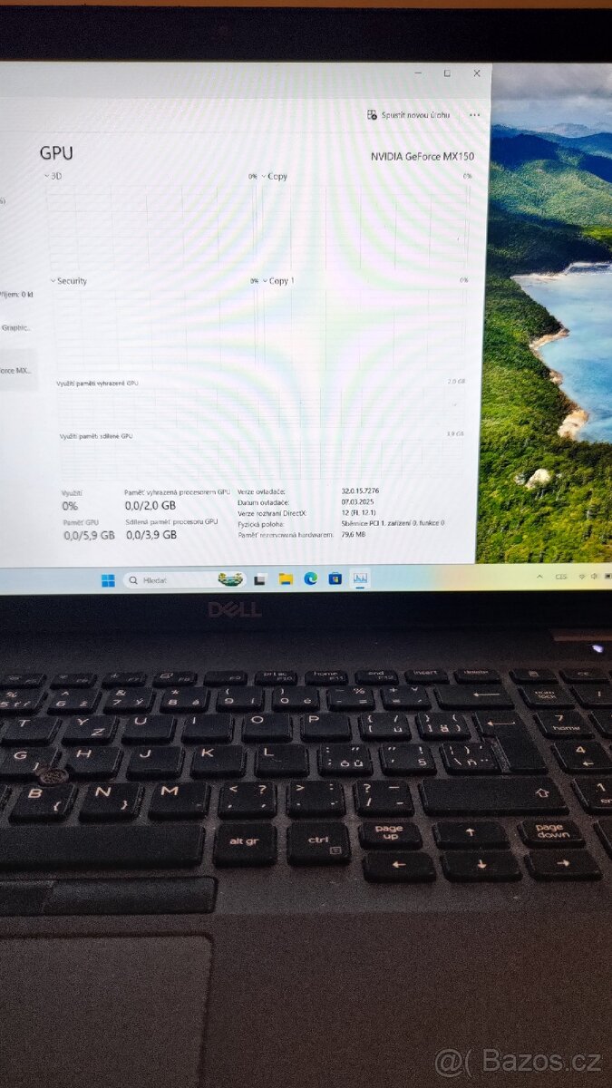 Dell letitude 5501 i7 9gen 16 gb rám - 9