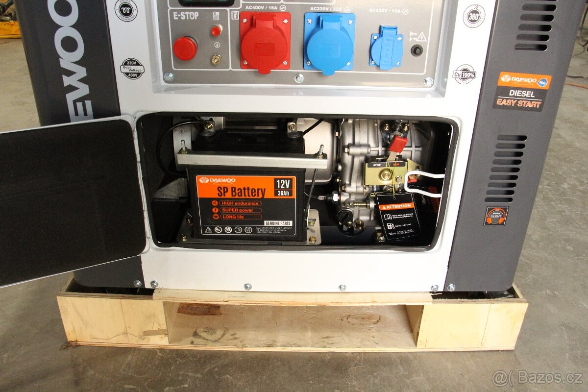 Elektrocentrála Daewoo DDAE10500DSE-3G 10,1KW - 9