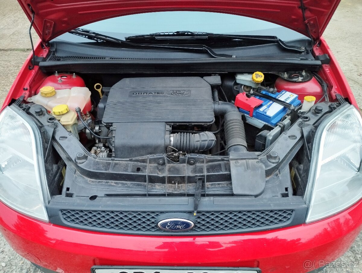 Ford Fiesta, 2004, 1,3 benzín 51 kW, 1. maj. ČR - 78.000 km - 9