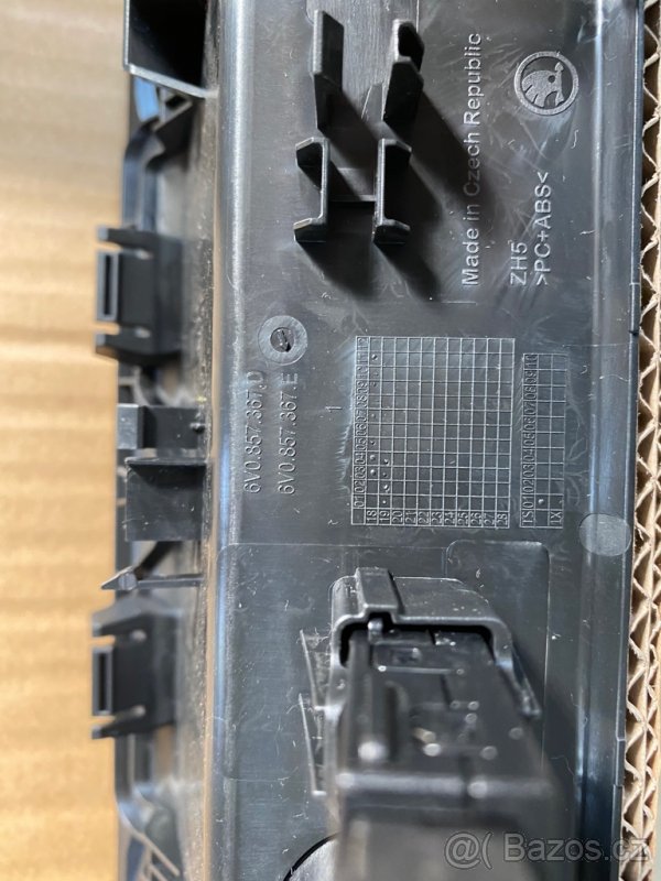 Škoda Fabia III 3 plasty interiér - 9