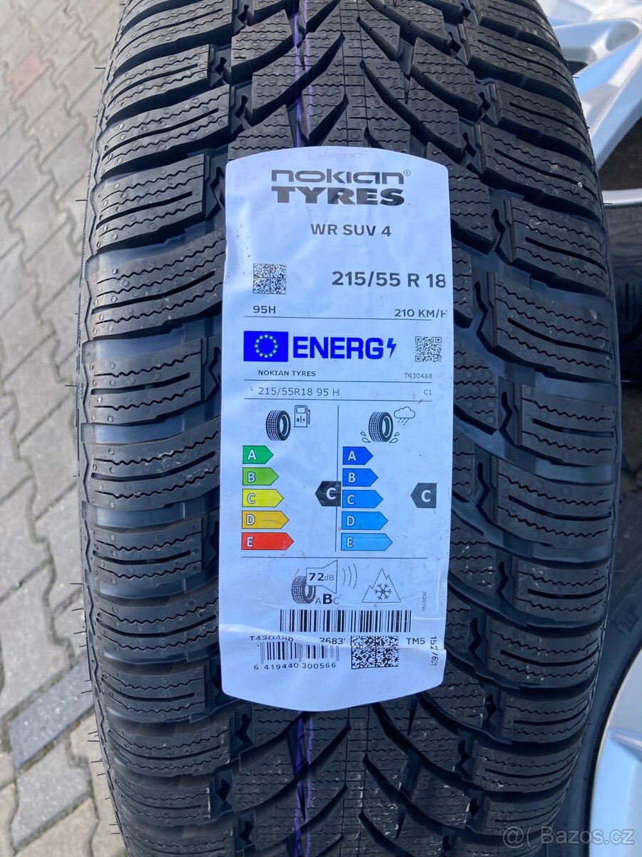 VOLVO V60, S60, kola 18", NOVÁ ZIMNÍ SADA - 9