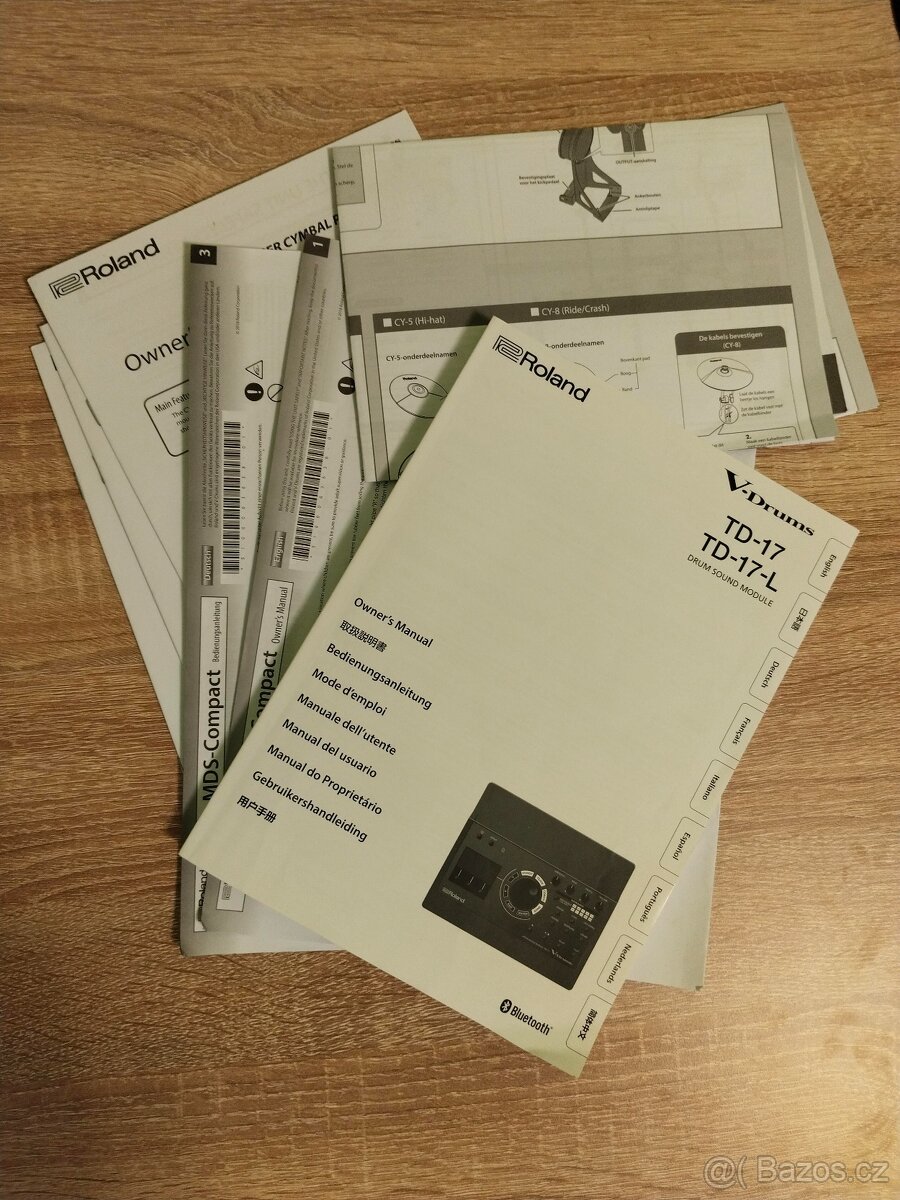 Prodám elektronické bicí Roland TD-17-L - 9