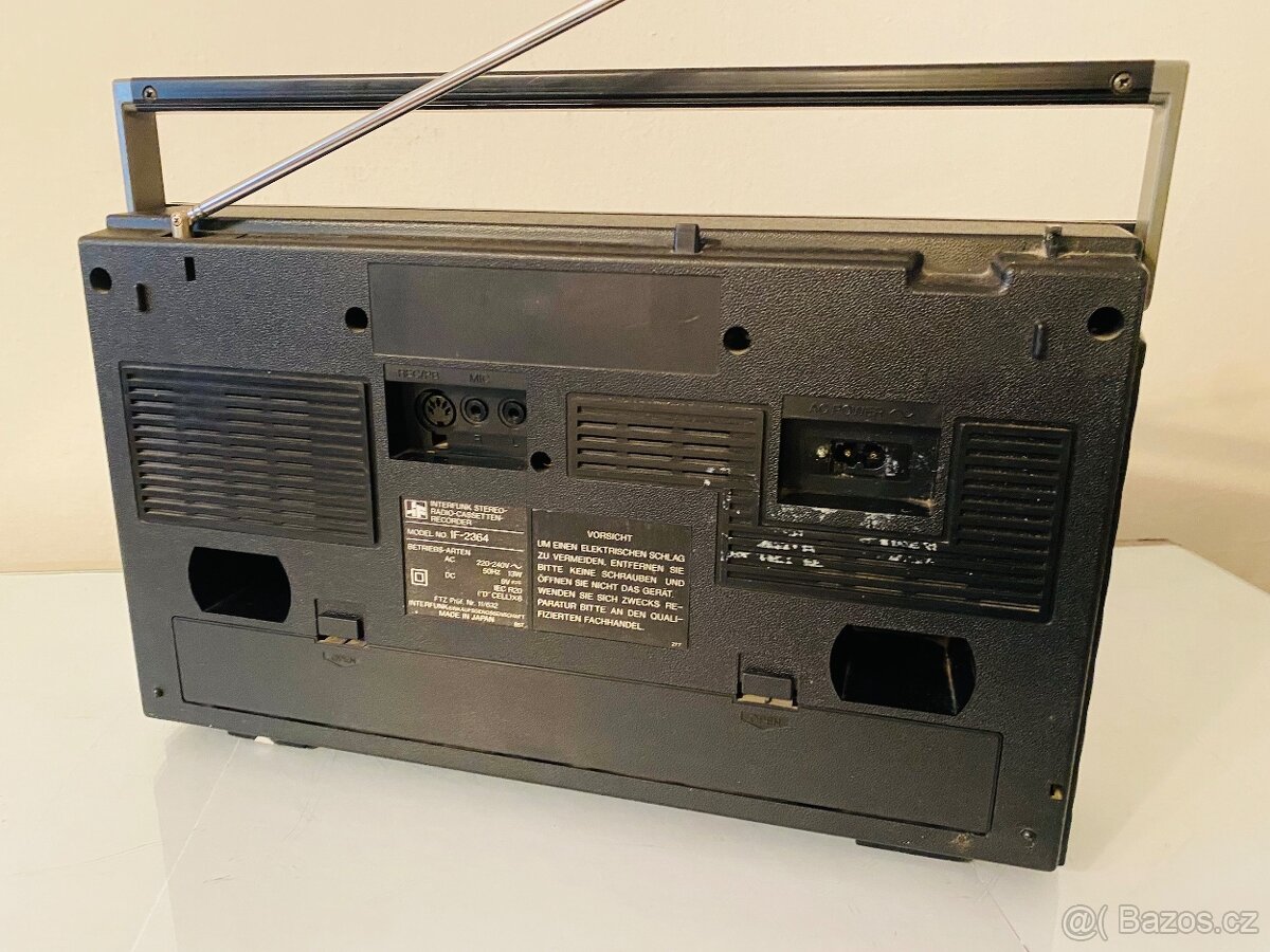 Radiomagnetofon Interfunk IF 2364, rok 1984 - 9