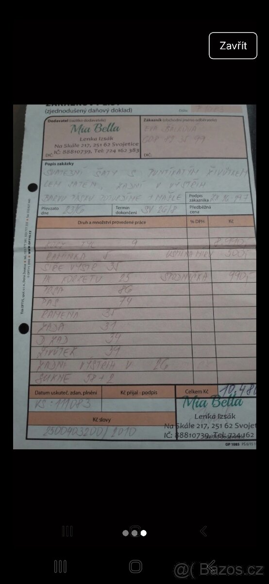 Krátké svatební šaty - 9