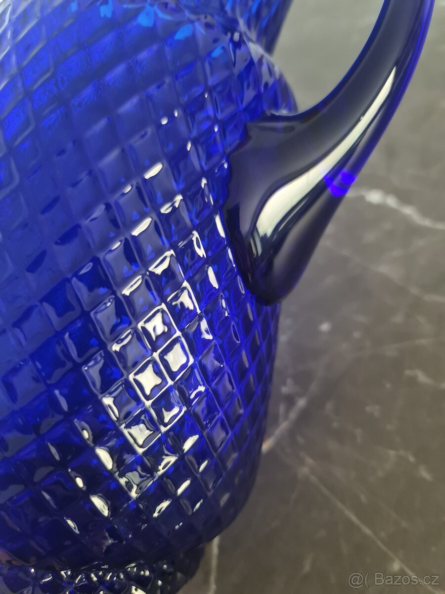 Starožitný skleněný džbán - 9