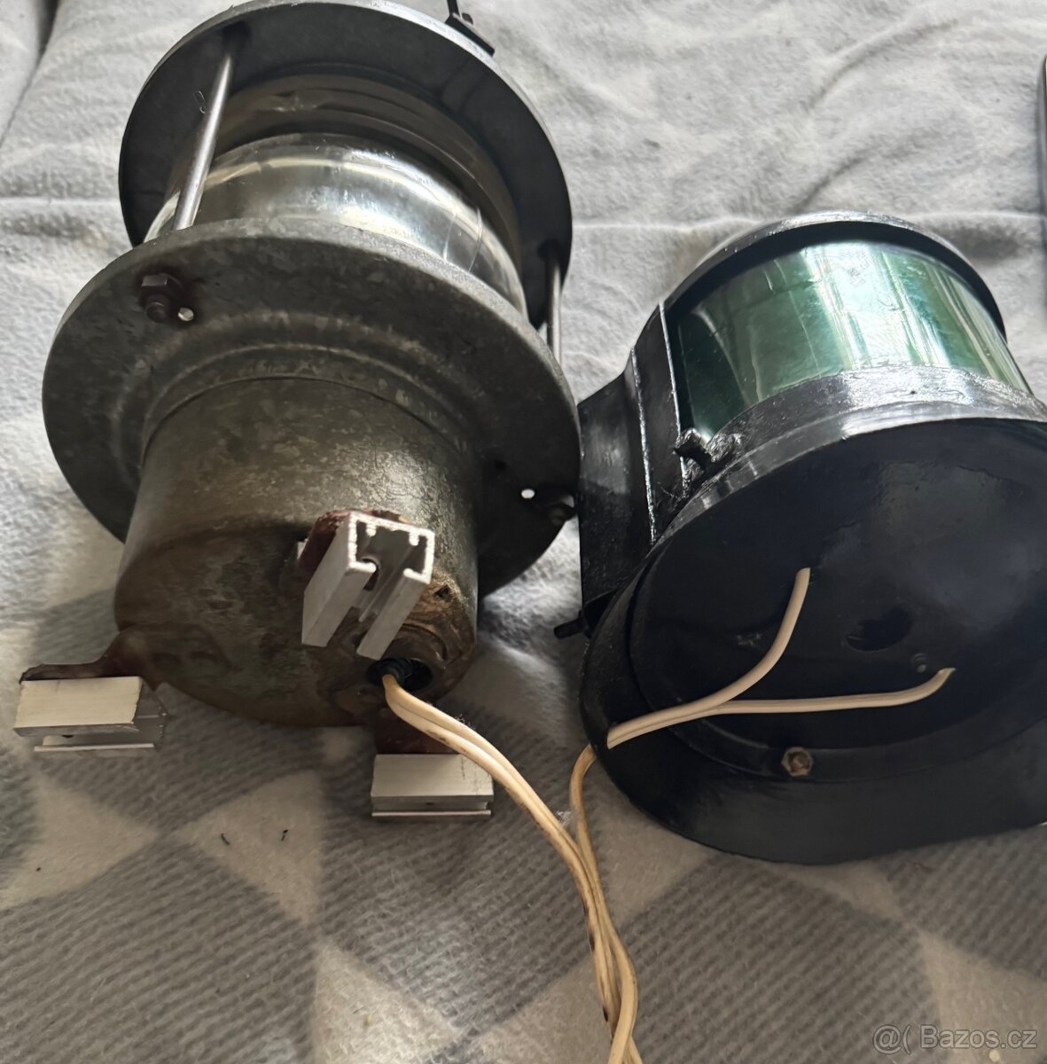 dvě staré lodní lampy funkční-nabídněte - 9