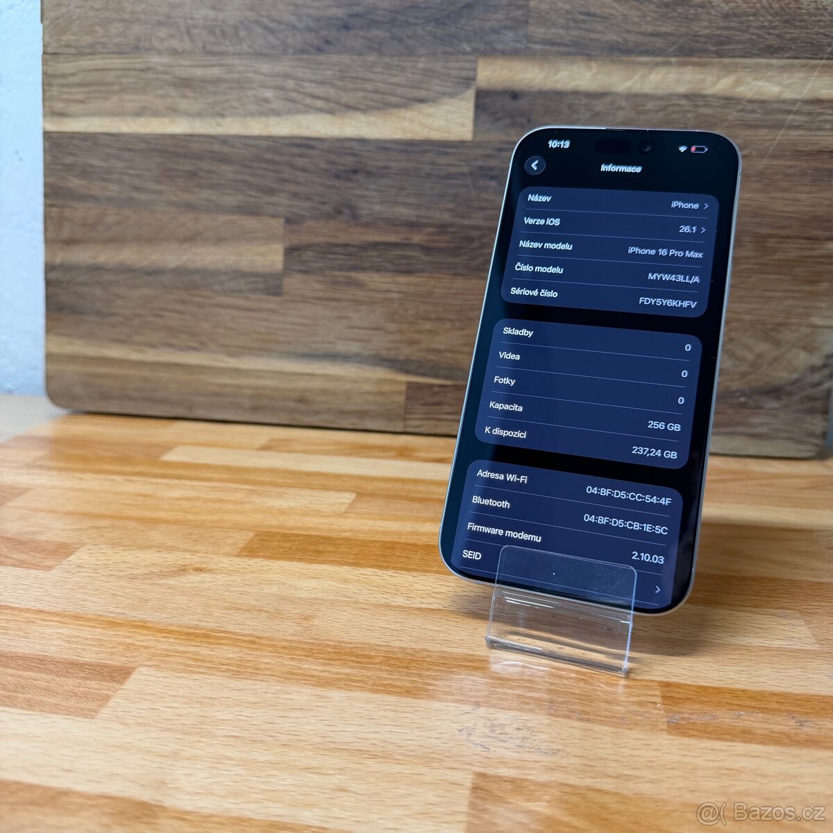 IPhone 16 Pro Max 256GB, bílý, 100% bat., eSIM (záruka) - 9