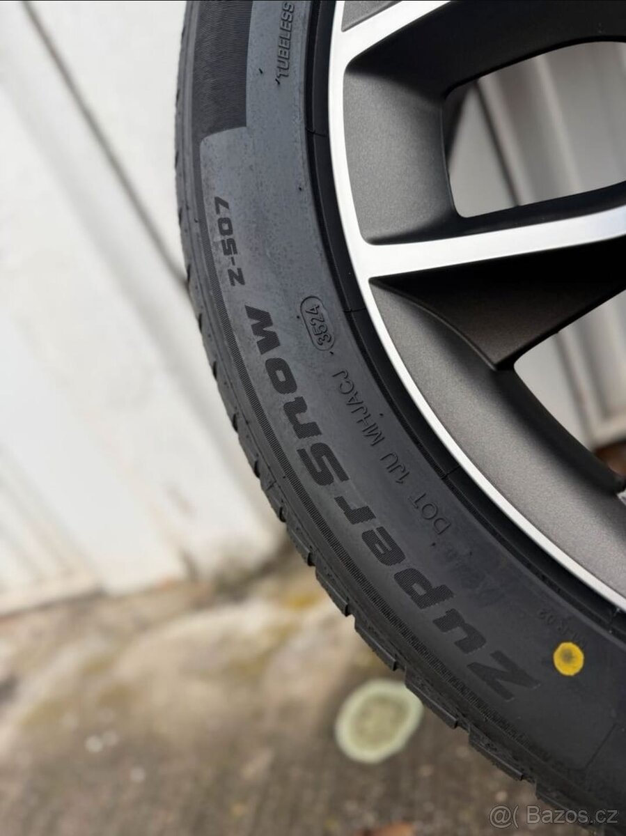 Originální alu kola Škoda Crater 19" s novými zimními pneu - 9