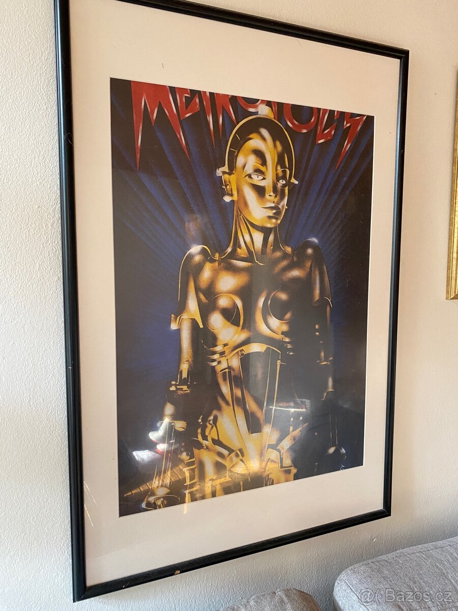 Obraz - rám s paspartou a filmový plakát Metropolis - 9