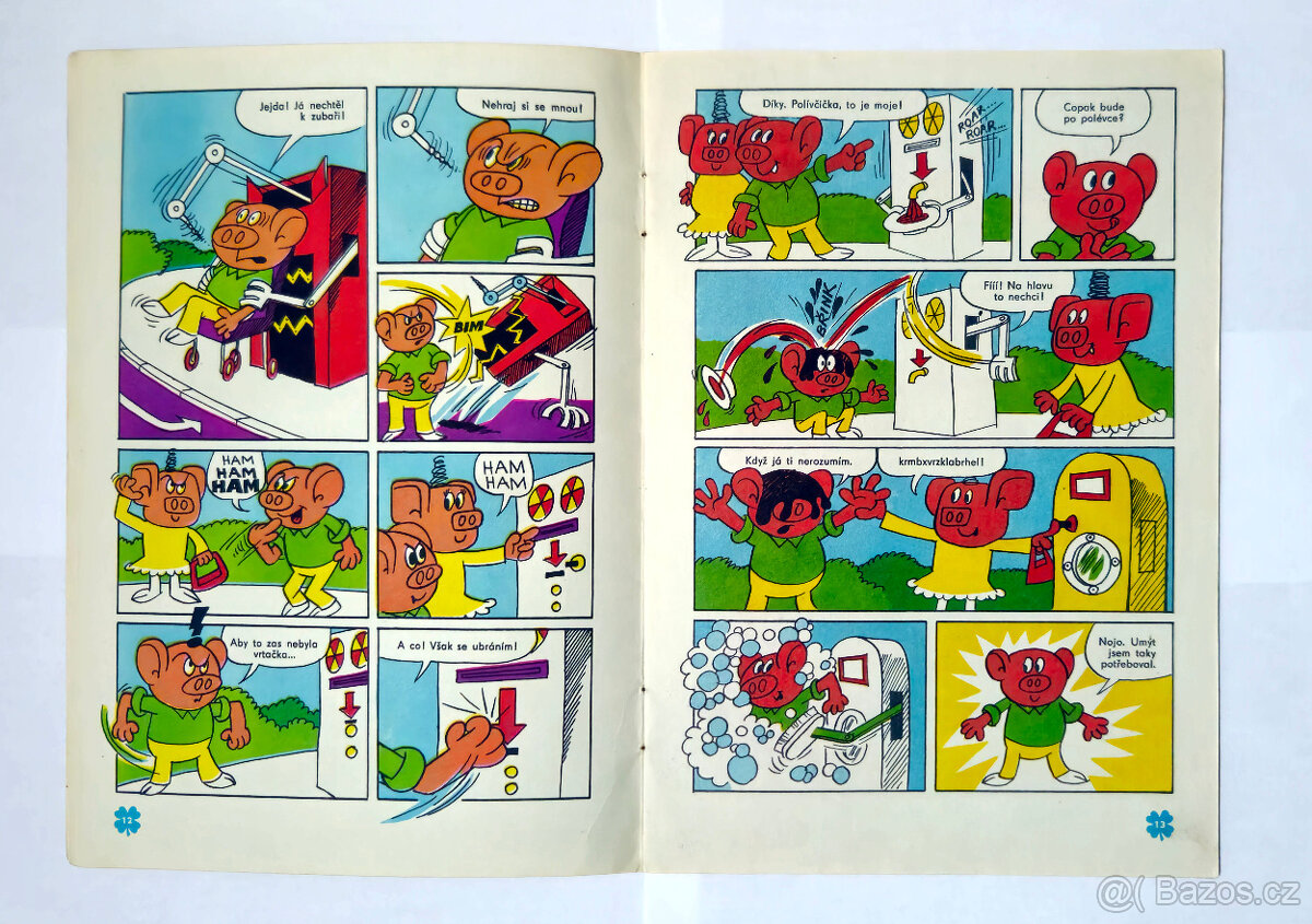 Čtyřlístek č.9 - Ke třem planetám - Original 1970 - 9