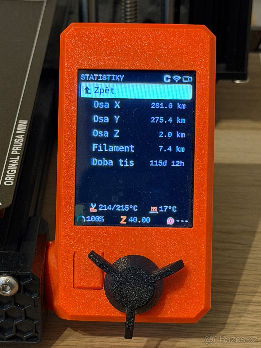 PRODÁM 3D TISKÁRNU PRŮŠA MINI+ - 9