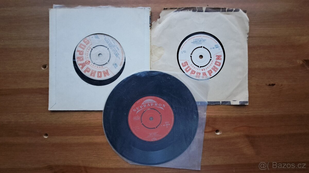 Staré vinylové SP a LP - 9