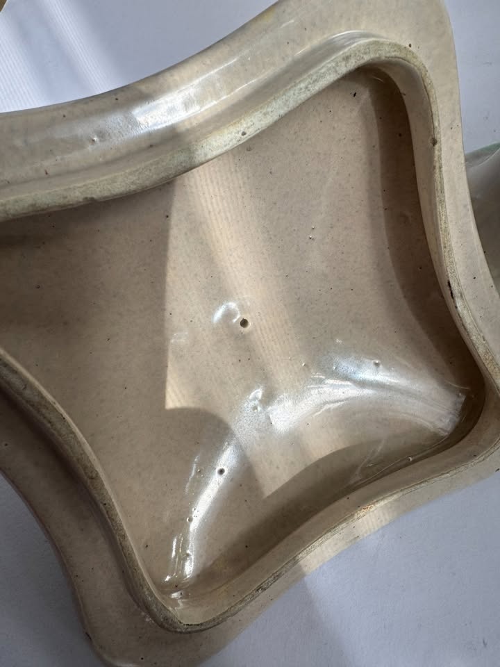 Keramická glazovaná dóza na bonbóny, cukřenka Strehla Kerami - 9