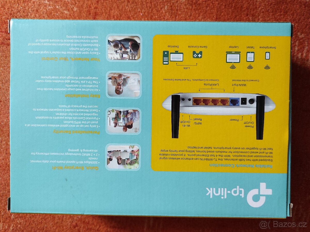 TP-LINK TL-WR841N, wifi router 300Mbps, wireless - 9