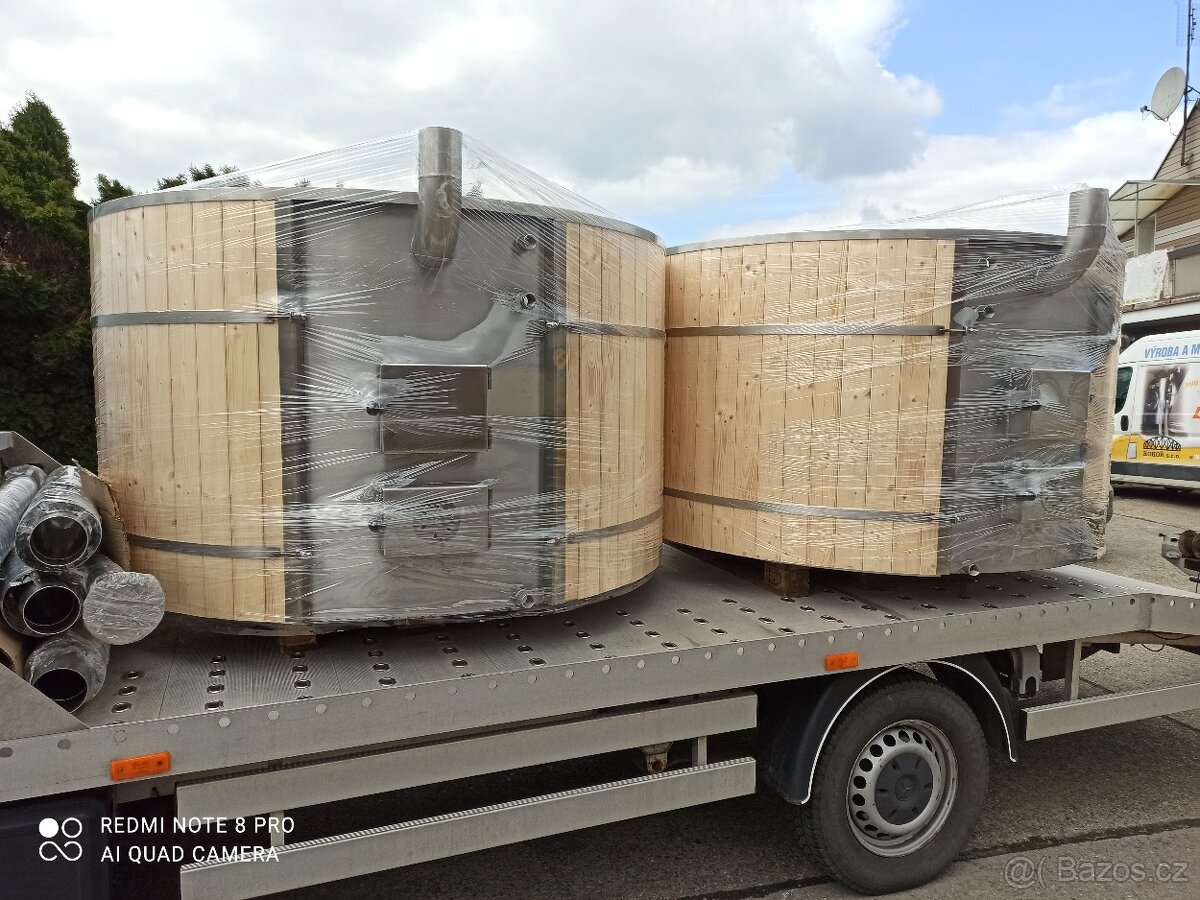 Koupací sud ,káď celonerezový. - 9