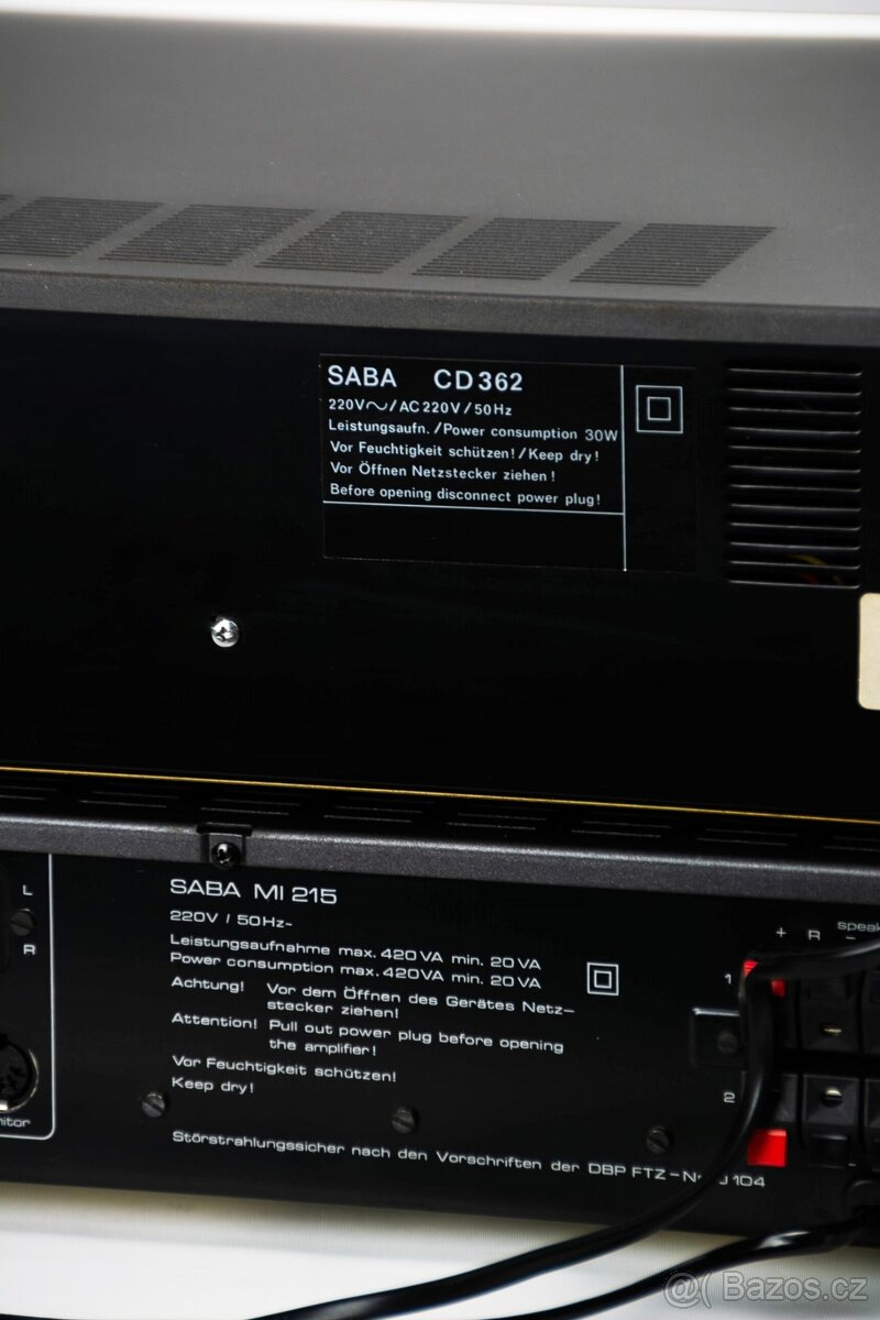 SABA MI-215, CD-362 / nejvyšší modely - 9