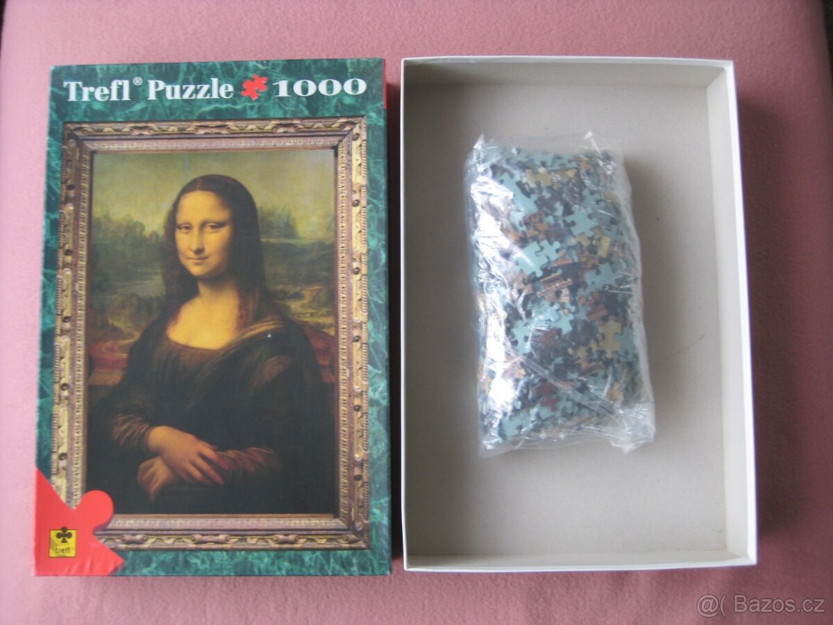 Puzzle Mona Liza, 1000 dílků - 9