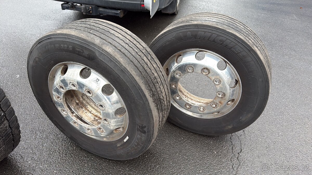 Prodam alu kola ALCOA dura-bright evo +gumy michelin - 9