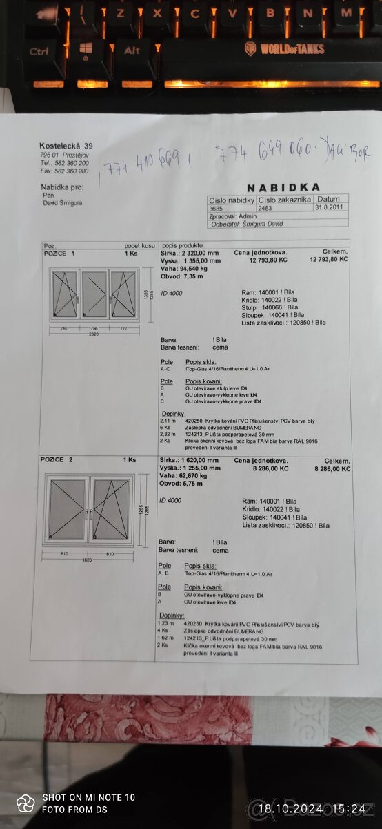 Okno troják 2320x1355mm - 9