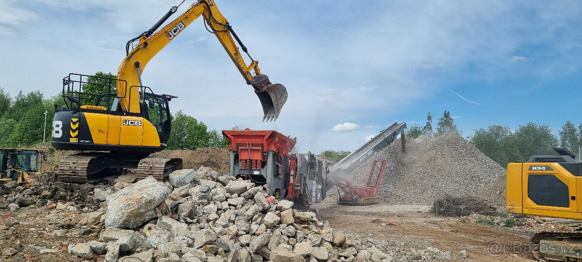 Drcení betonu, suti - 9