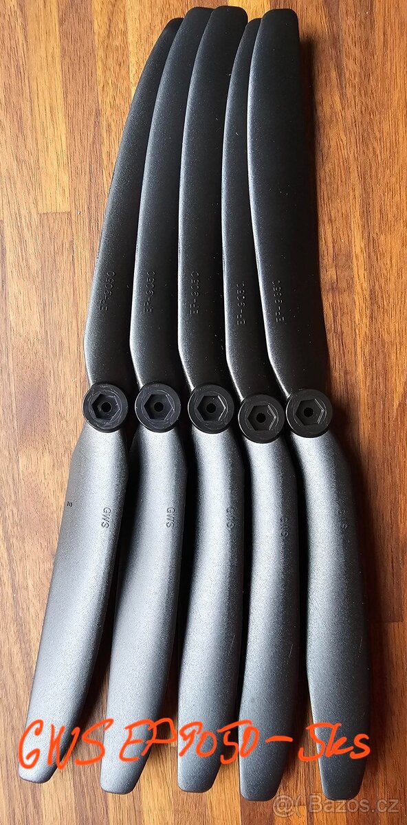 Nové modelářské vrtule různé druhy 38ks - 9