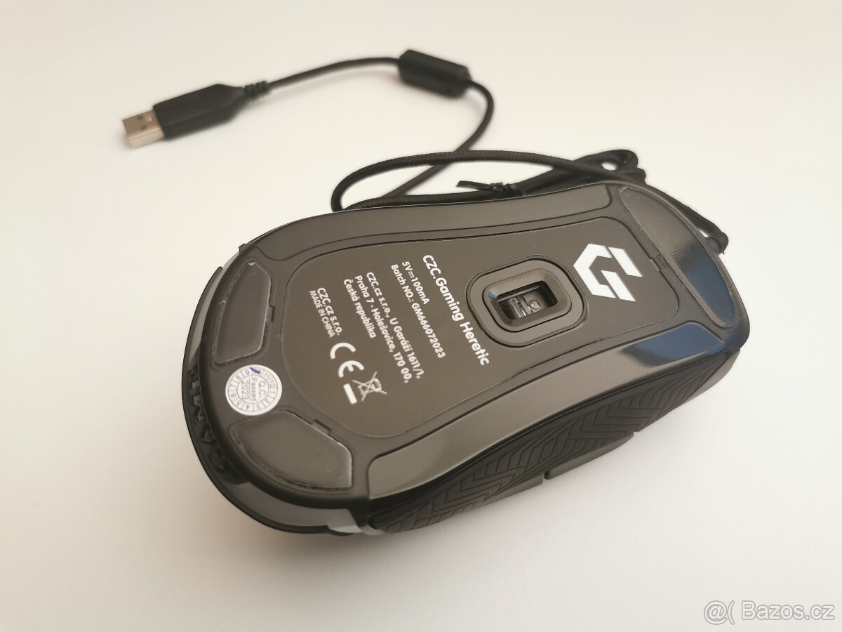 Nová, rozbalená herní myš CZC.Gaming Heretic, záruka - 9