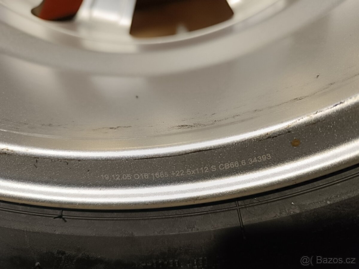 ALU kola Oxxo, 6,5x16'' 5x112+zimní pneu 205/60R16 - 9