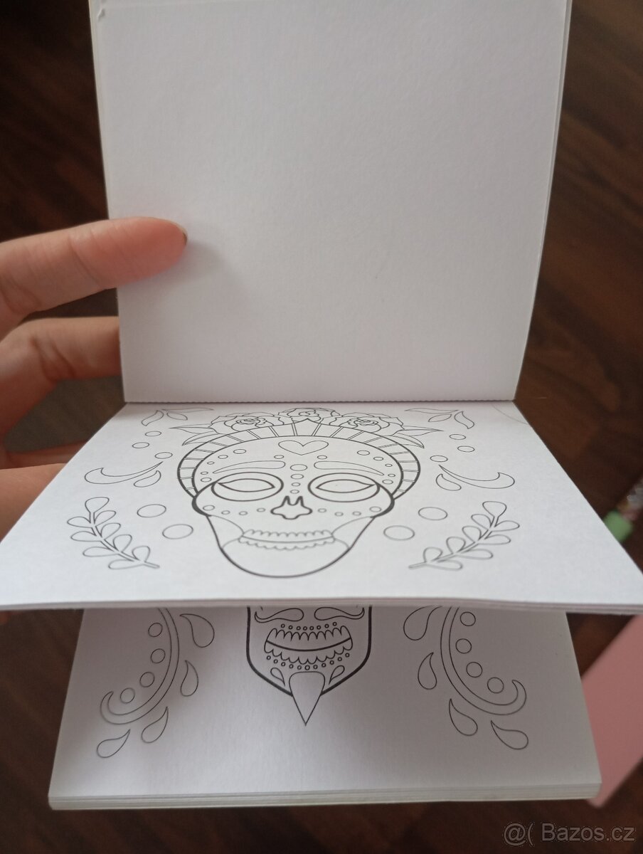 Dětská dívčí sada - deníčky, omalovánky pastelky - 9