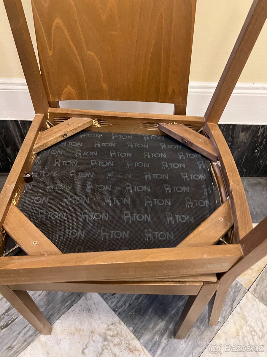 Béžové židle TON - 9