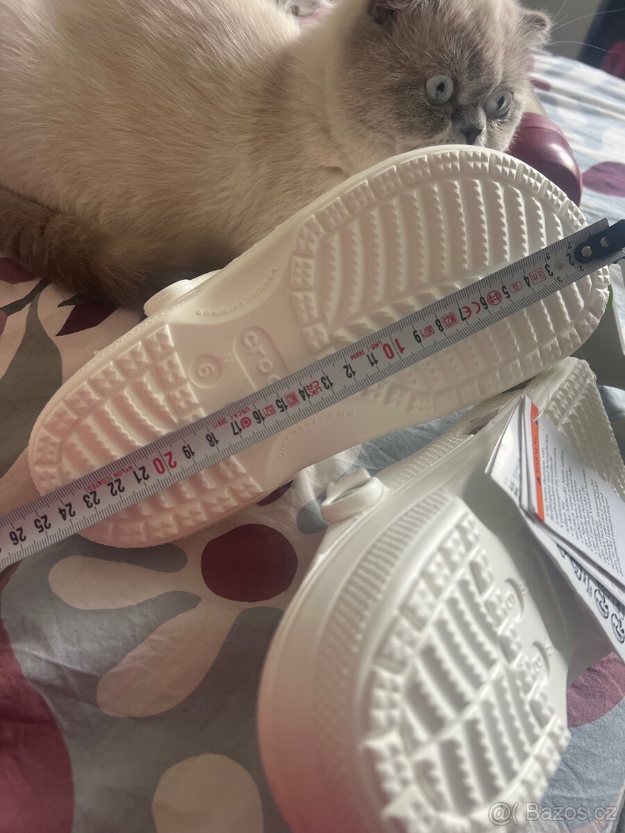 Crocs (pozor zbývá jen pár,bílá barva 38-39 vel.) - 9