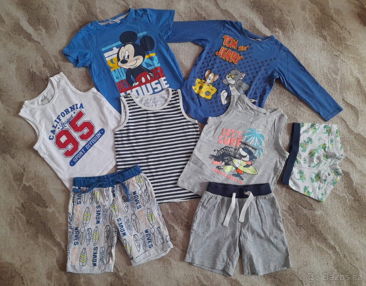 11x balíček oblečení kluk vel. 110-116/122 - 9