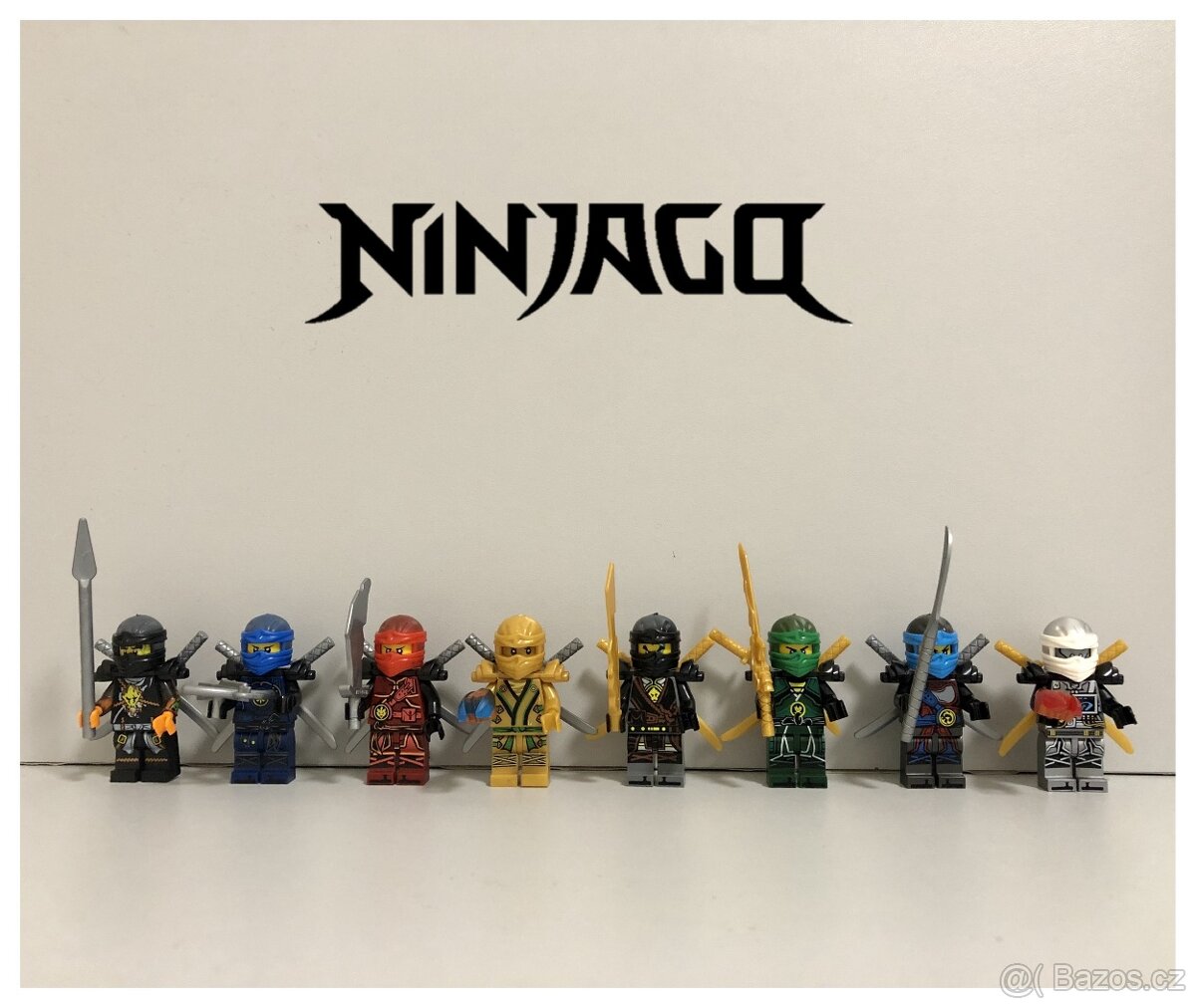 Figurky Ninjago - motorky (8ks) typ lego - nove, nehrane - 9