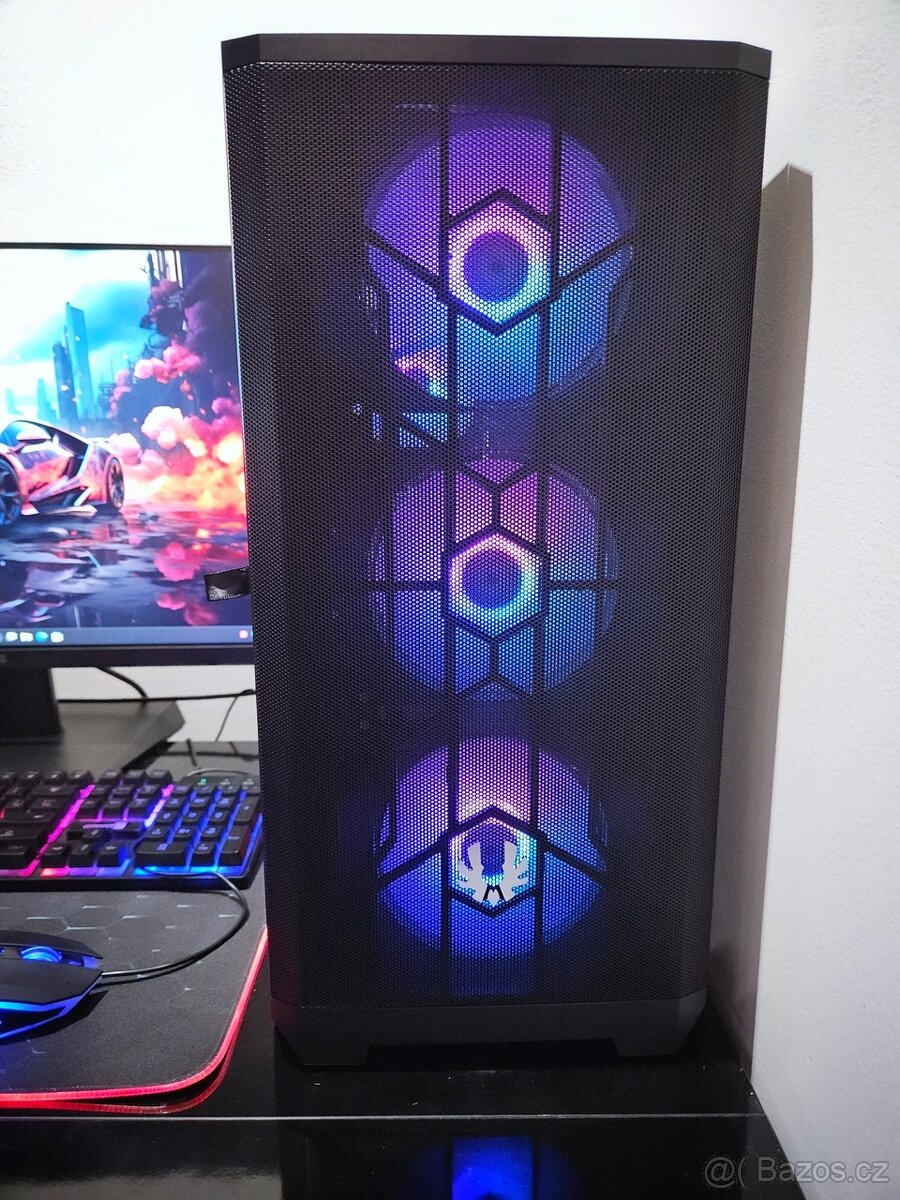 Herní PC Core i5|RX580|16GB RAM|1TB SSD|ARGB|WiFi+BT - 9