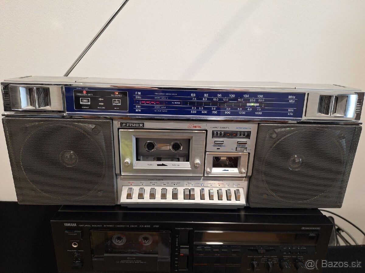 Fisher PH-M77 rádiomagnetofón, Boombox - 9